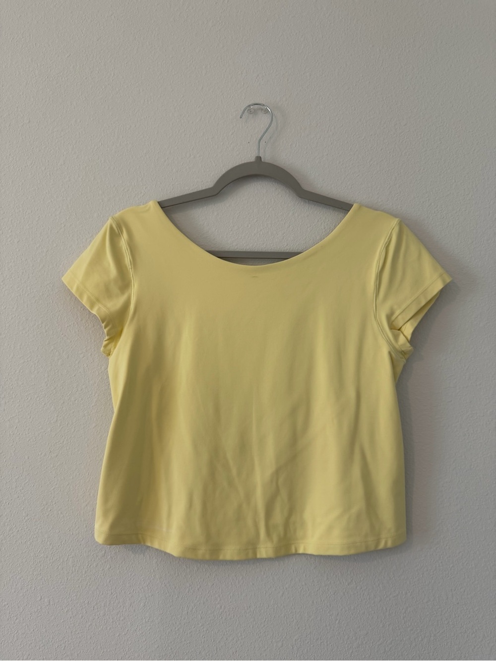 Aerie Women’s Scoop Neck Short Sleeve Top - Yellow